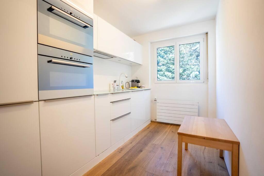 Moderne Wohnung Mit Ausblick Und Viel Sonne Zermatt Bagian luar foto