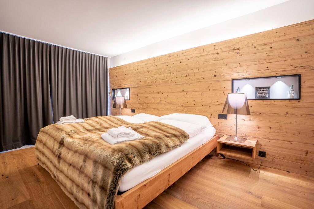 Moderne Wohnung Mit Ausblick Und Viel Sonne Zermatt Bagian luar foto